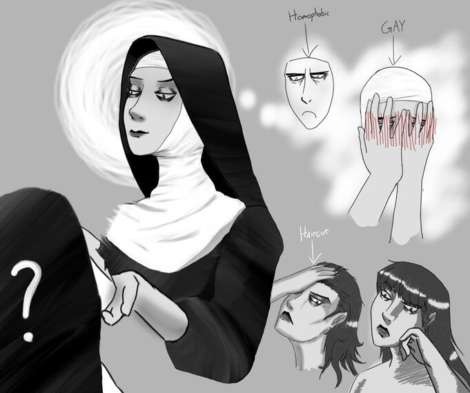 (Misericorde) Sister Angela experiments